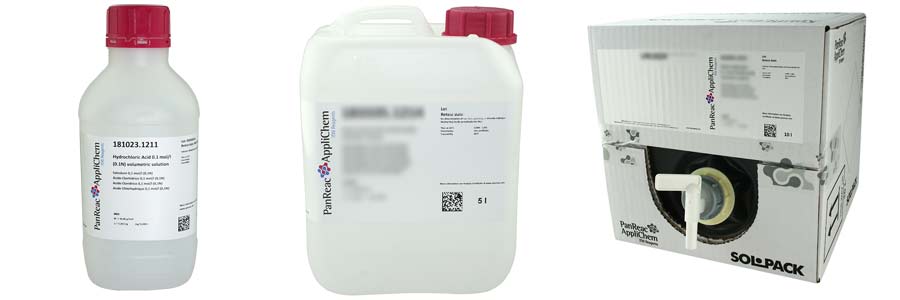 Salzs�ure 0,1 mol/l (0,1N) Ma�l�sung</p>Hydrochloric Acid 0.1 mol/l (0.1N) volumetric solution</p>Laborbedarf,Chemikalien,Massl�sungen,Salzs�ure